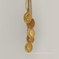 Shangjie Oem Joyas 2021 Mode Gold Plated Party Halskette Edelstahl Halskette Mond Pendnat Halsketten für Frauen